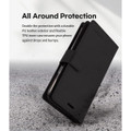 Black Magsafe Mercury Mansoor Diary Flip Wallet Case For iPhone 13 - 5