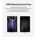 Black iPhone 13 Pro Max Modern Mercury Mansoor MagSafe Wallet Case - 6