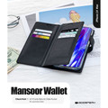 Card Slots Next to Phone of Mercury Magsafe Mansoor Diary Wallet for iPhone 14 Plus