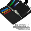 Black Premium Mercury Mansoor MagSafe Wallet Case for iPhone 16e / 17e - 4
