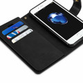 Black Premium Mercury Mansoor MagSafe Wallet Case for iPhone 16e / 17e - 8