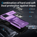 Purple TPU + PC Sliding Camshield Case for Phones For Google Pixel 8 - 6
