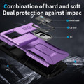 Purple Full-Coverage Sliding Camshield Phone Case For Google Pixel 8 Pro - 6