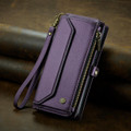 Purple Google Pixel 8 Pro CaseMe C36 Wallet Phone Case with Zipper Storage - 2