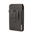 Black Protective Vertical Phone Case with Belt Clip For Samsung Galaxy S25 FE - 3