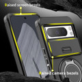 Black Shockproof Rugged Sliding Camshield Ring Case for Pixel Pro 9 XL