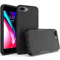 Black Compact Military Armour Shockproof Cover for iPhone 7 Plus / 8 Plus - 1