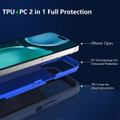 Black Compact Military Armour Case with Drop Protection for iPhone 14 Pro Max - 2