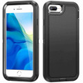 Black iPhone 7 Plus / 8 Plus Military Grade Heavy Duty Defender Case - 1