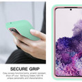Mint Green Galaxy S20 FE Military Full Body Shock Proof Defender Case - 2