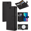 Black iPhone 13 Pro Magsafe Mercury Mansoor Diary Flip Wallet Case - 1