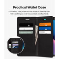 Black iPhone 13 Pro Magsafe Mercury Mansoor Diary Flip Wallet Case - 2