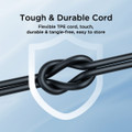 JOYROOM USB-C Metal Wired Earphones with Mic Stereo Bass Headset Dark Grey - 5