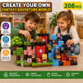 Building Cubes 208 Piece Fantasy Adventure STEM Toy Kids