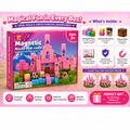 Blocks Pink Castle 100pc Fairytale STEM Building Set
