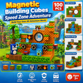 Building Cubes Speed Zone Adventure 100PCS Kids STEM Block Set