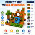Building Cubes Speed Zone Adventure 100PCS Kids STEM Block Set