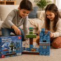 Building Cubes 100PCS Set Kids STEM Toy Block Craft Frost Ice Village