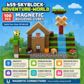 Building Blocks 100PCS Set Toy Block Craft Skyblock Adventure