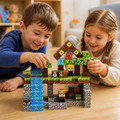 Pixel Adventure Mining Cave  Building Blocks Playset 100PCS