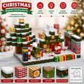 Christmas Winter Village Building Cubes STEM Playset for Kids
