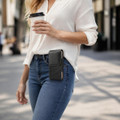 Galaxy S23 Ultra Leather Look Belt Clip Phone Pouch - image 6