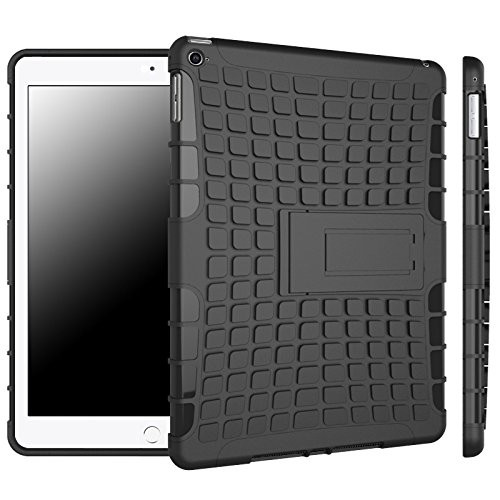Black Apple iPad Air 2 Heavy Duty Defender Case with BuiltIn Kickstand New Case