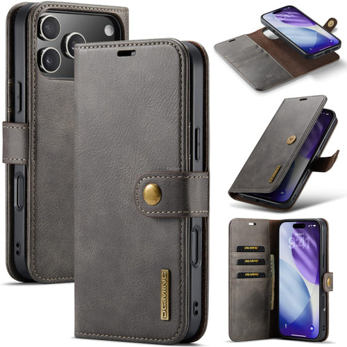 Grey iPhone 17 Pro Max DG.Ming Wallet with Magnetic Case product image 1