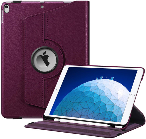 Purple 360 Degree Rotating Stand Case for iPad Pro 10.5" 2017