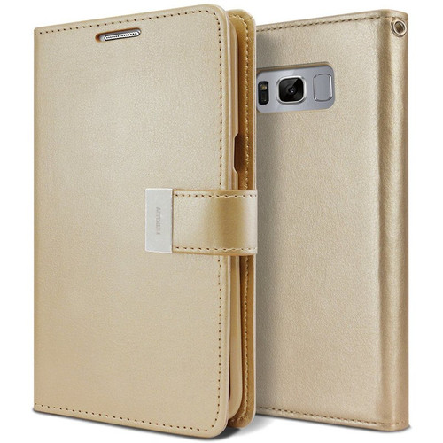 Gold Genuine Mercury Rich Diary Quality Wallet Case For Galaxy S10E - 1