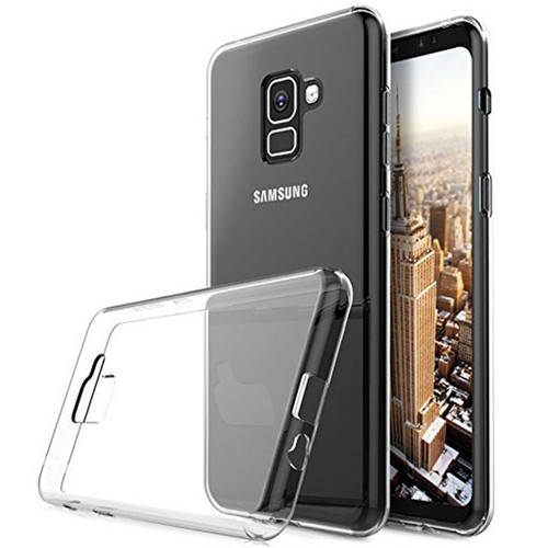 Clear Ultra Slim TPU Soft Gel Case  For Samsung Galaxy A8 (2018) - 1
