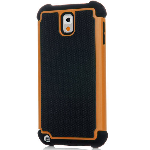 Orange Samsung Galaxy Note 3 Heavy Duty Defender Case - 1