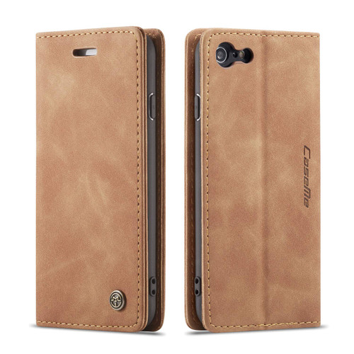 Exceptional iPhone 5 / 5S CaseMe Slim Magnetic Wallet Case - Brown - 1