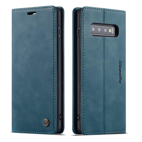 Exceptional Galaxy S10 CaseMe Soft Matte Wallet Case - Blue - 1