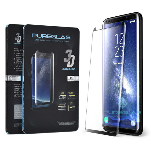 Galaxy S10+ Plus PUREGLAS Full Cover Tempered Glass Screen Protector - 1