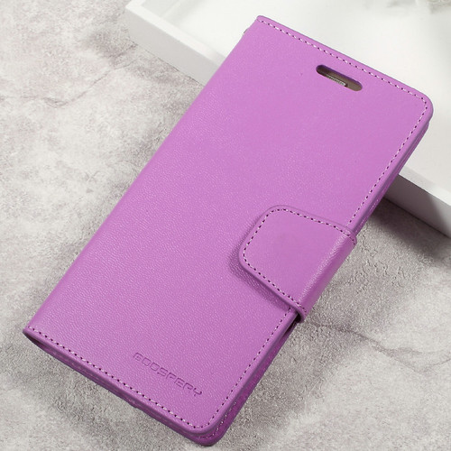 Purple Galaxy A5 (2017) Mercury Sonata Diary Card Slots Wallet Case - 1