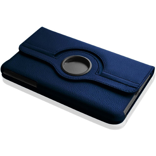 Navy Galaxy Tab A 8.0 (2015) T350 T355 360 Rotating Stand Case - 1