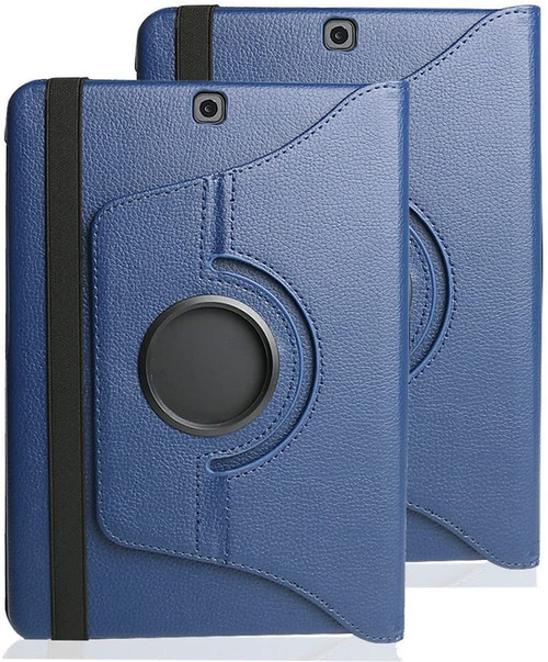 Navy Galaxy Tab A 8.0 (2017) T380 T385 360 Rotating Stand Case - 1
