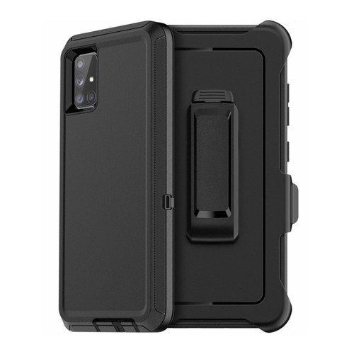 Samsung Galaxy A51 Military Rugged Shock Proof Belt Clip Holster Case - 1