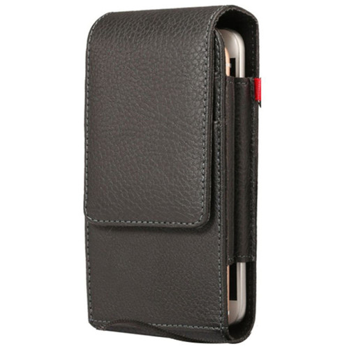 iPhone XR Universal Vertical PU Leather Phone Belt Pouch Case - 1