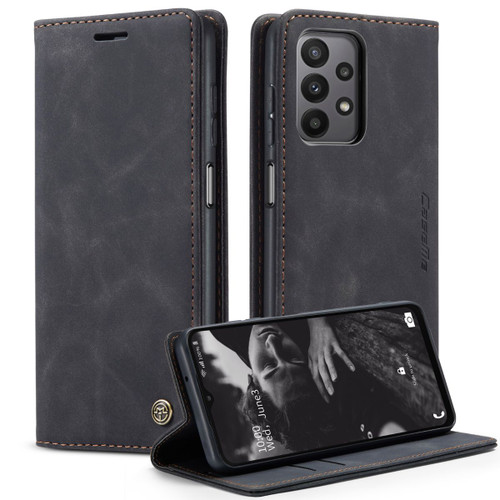 Black Galaxy A23 CaseMe Compact Flip  Wallet Case - 1