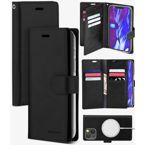 Black Mercury Mansoor 9 Card Slot Wallet Case  For iPhone 15 Plus - 1