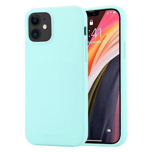 Mint Green iPhone 12 Mini Matte Finish Scratch-Resistant Goospery Soft Feeling Case - 1