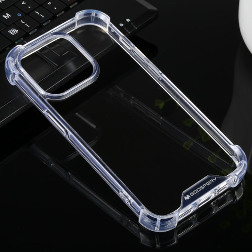 Clear Goospery Super Protect Transparent TPU+ PC Hard Case For iPhone 14 Pro - 1