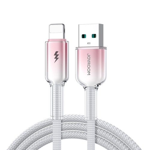 Joyroom S-A42 USB-A to 8-Pin Fast Charging & Data Cable – 1.2m (White) - 1