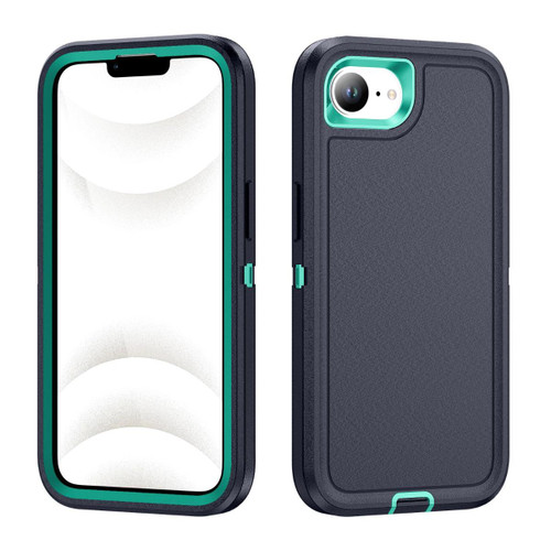 Dark Blue iPhone 16e / 17e Rugged Military Grade Heavy Duty Defender Case - 1