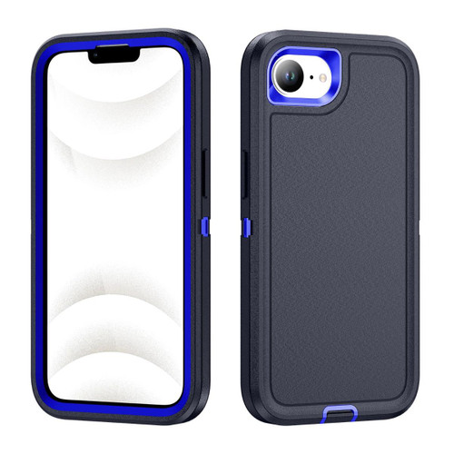 Navy iPhone 16e / 17e Rugged Military Grade Heavy Duty Shockproof Case - 1