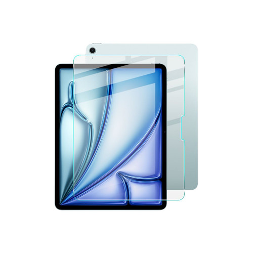 Front view of iMak H‑Series full‑cover tempered glass protector for 13‑inch iPad Air / Pro (2024)