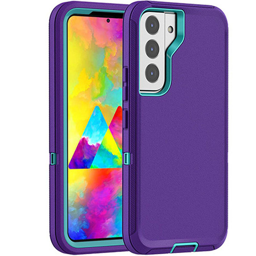 Purple / Blue Galaxy A 15 5G Full Body Heavy Duty Defender Case - 1 Purple / Blue Galaxy A 15 5G Full Body Heavy Duty Defender Case - 1