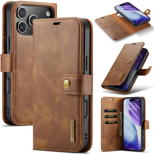 Brown iPhone 17 Pro DG.Ming Multi Card Wallet Detachable Magnetic Case - 1 Brown iPhone 17 Pro DG.Ming Multi Card Wallet Detachable Magnetic Case - 1